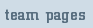 team pages